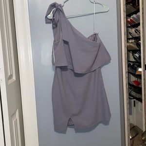 Superdown one shoulder dress
